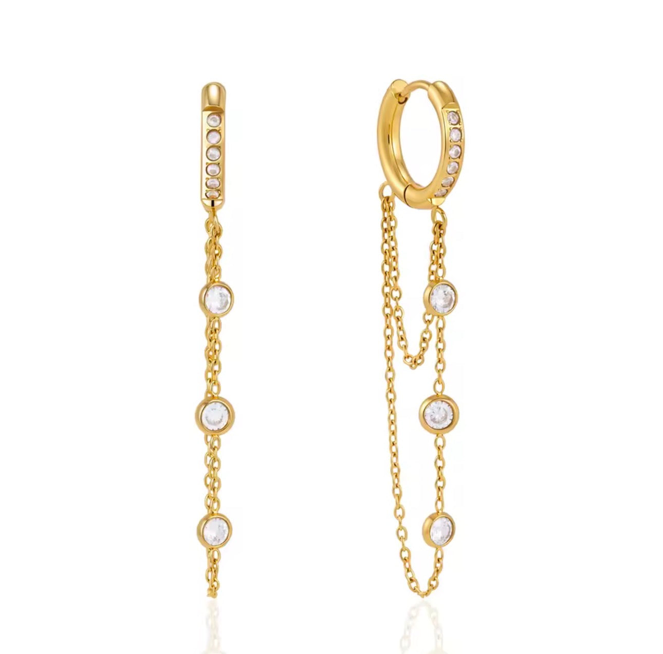 Mono Hoops double catena long