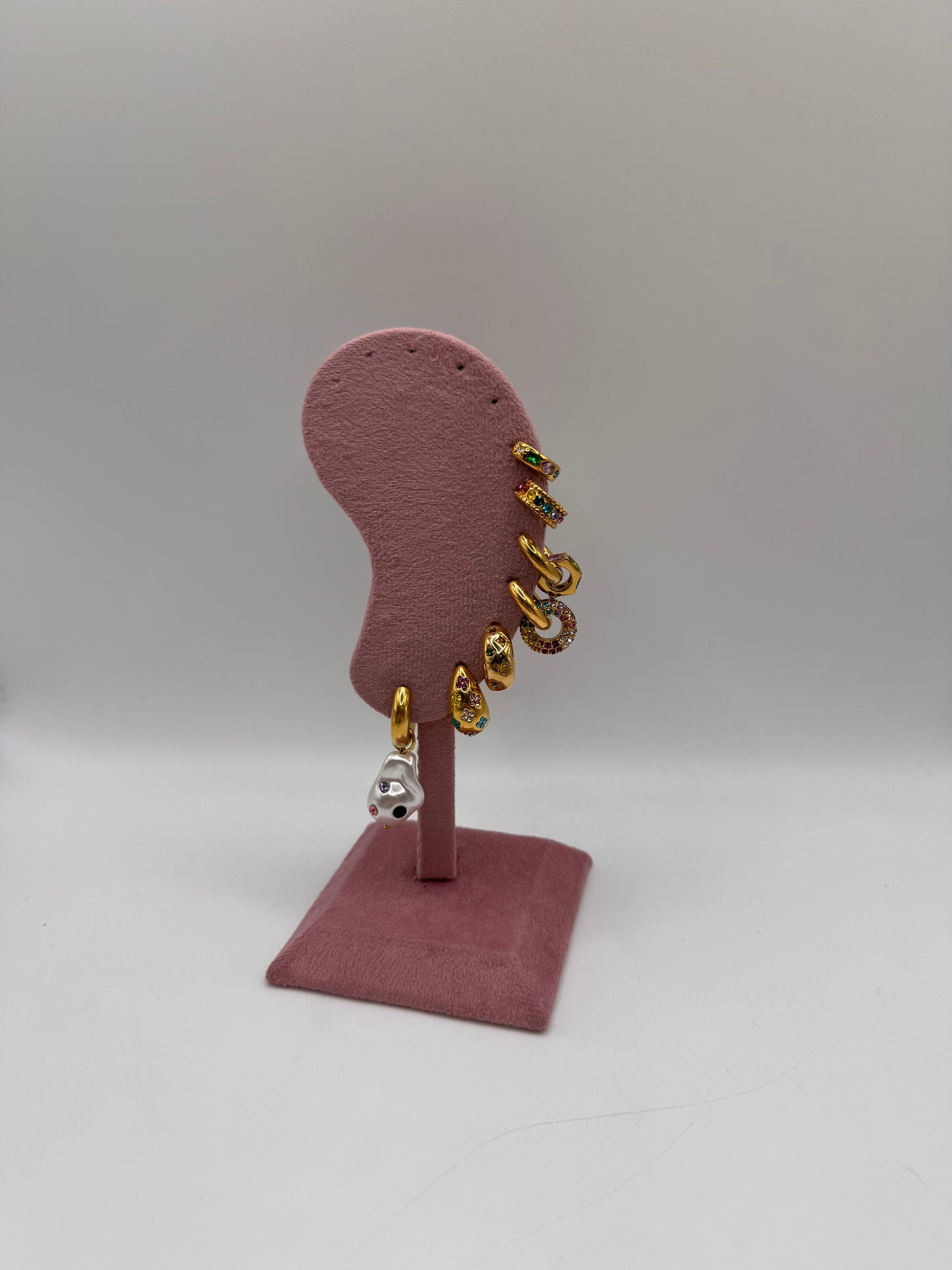 Earrings drop rainbow