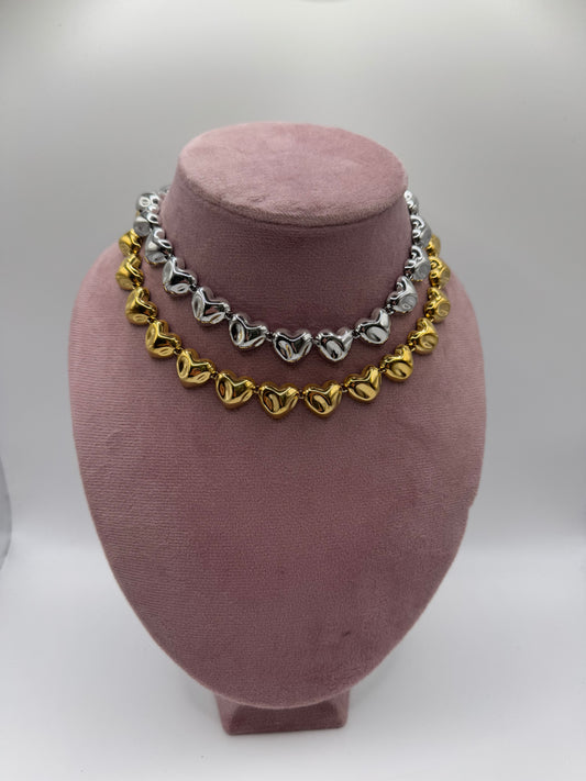 Collier cuori bomb