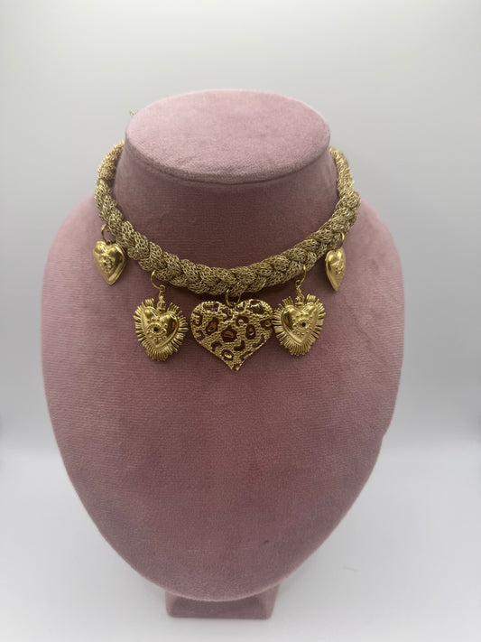 Girocollo treccia gold