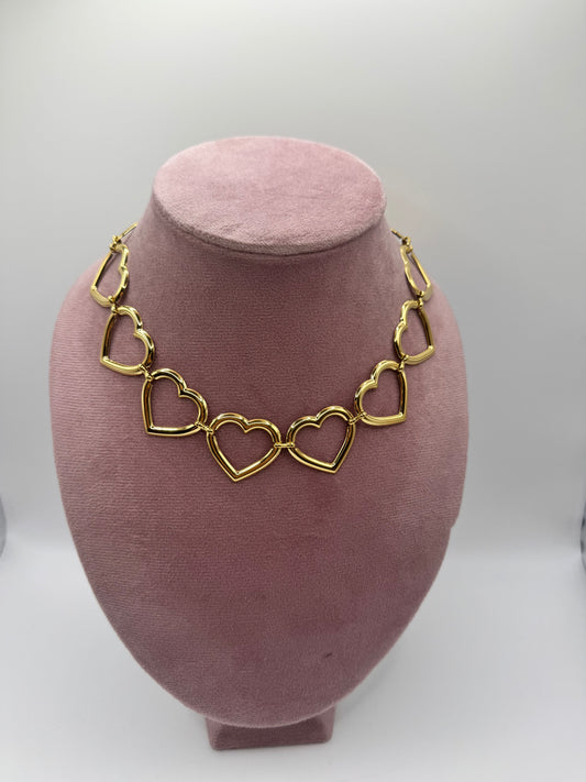 Collier cuori celine