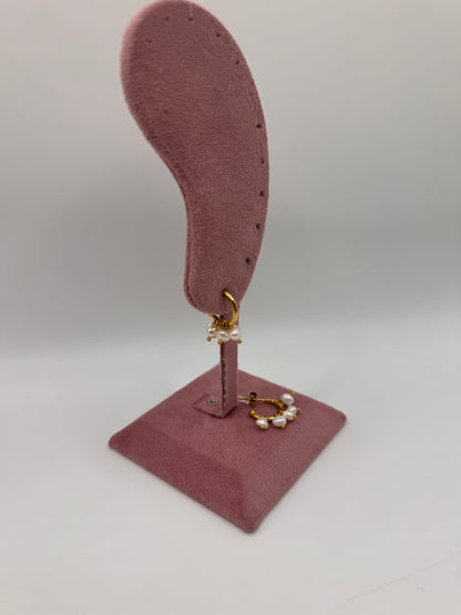 Mini cerchietti grappolo di perline
