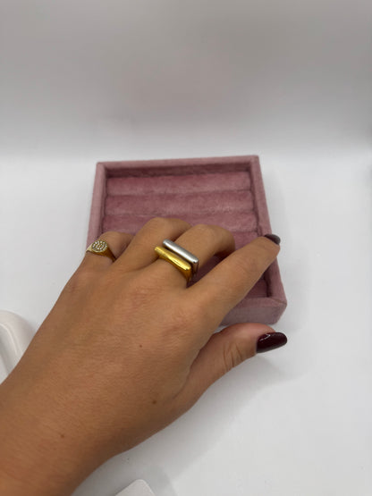 Anello rectangle slim