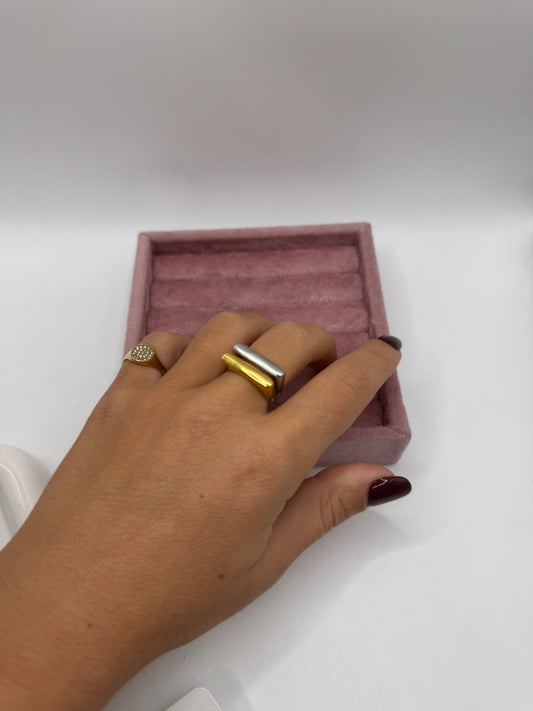 Anello rectangle slim