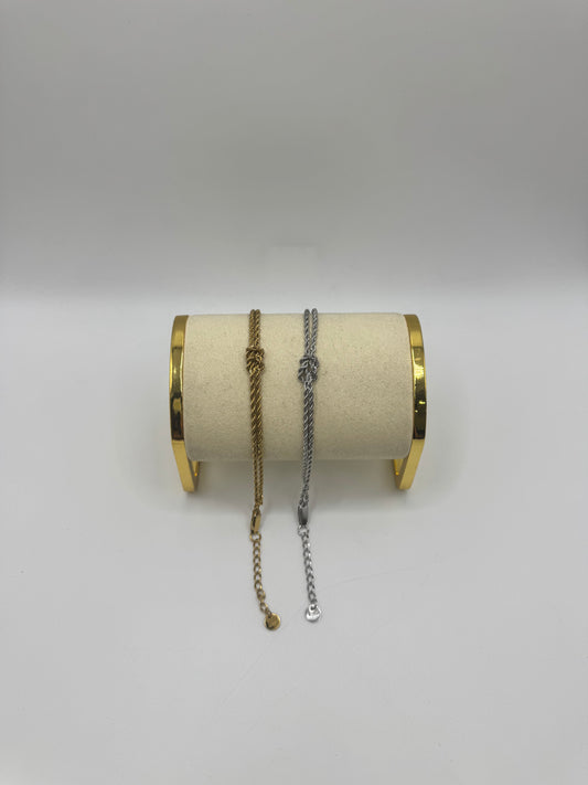 Bracciale nodo maglia torchon