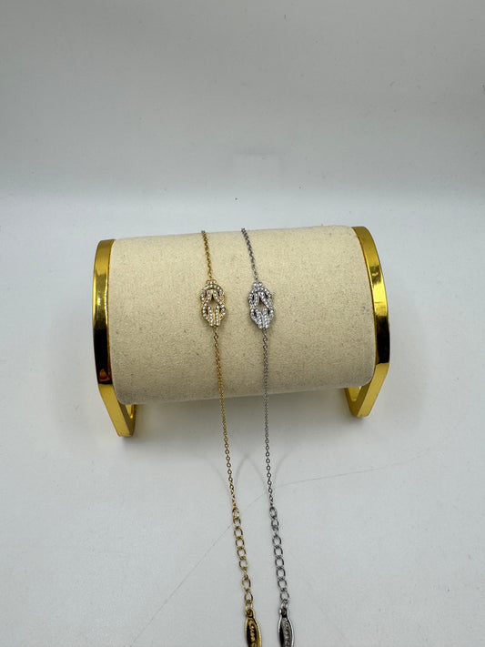 Bracciale nodo zircon