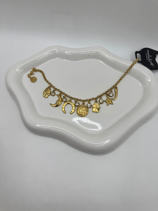 Bracciale charms e punti luce
