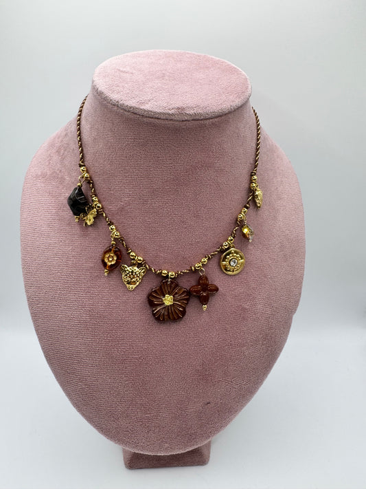 Collana filo Brown