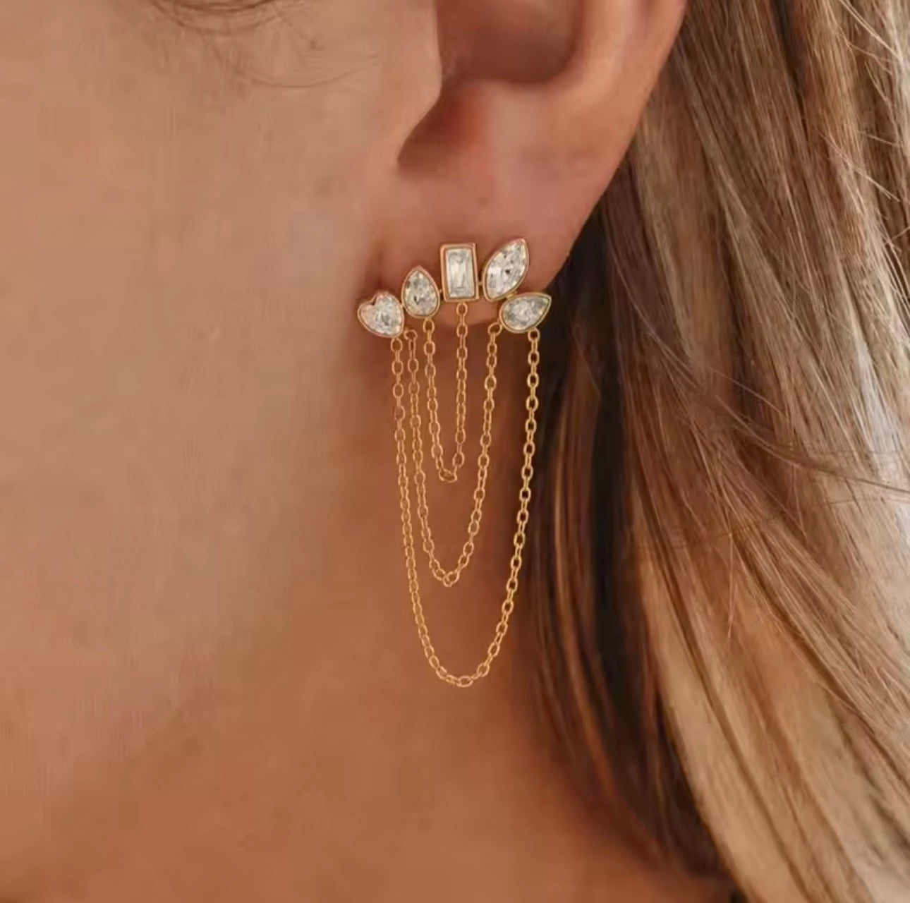 Orecchini arco pendant