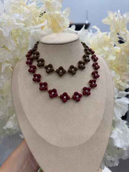 Collier fiori autunnali
