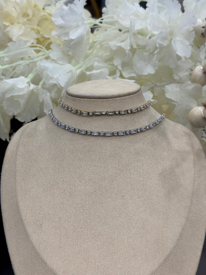 Chocker baguette punti luce