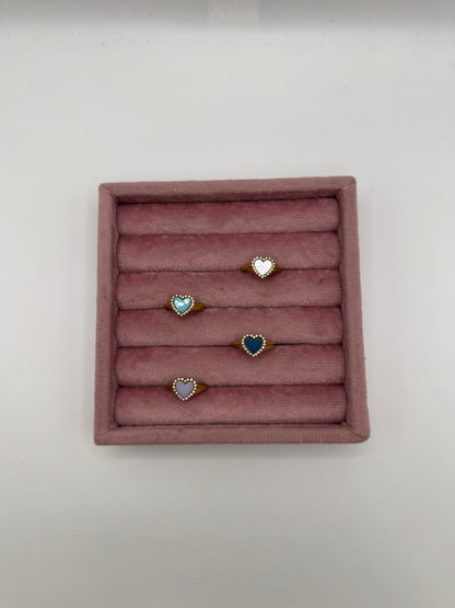 Anello mignolo sigillo color