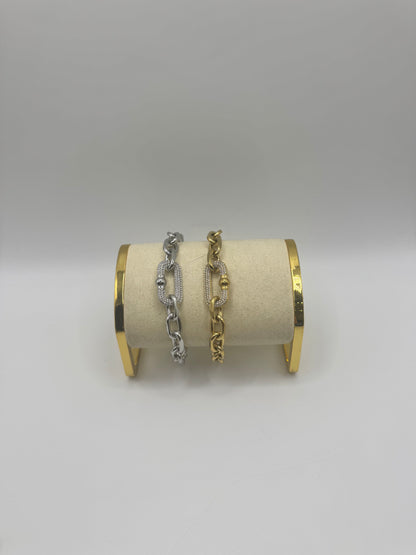 Bracciale fibia zircon