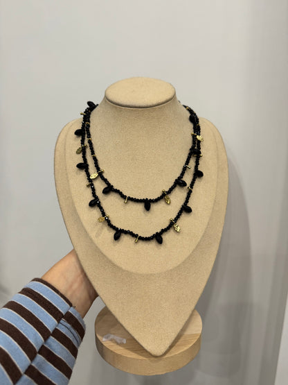 Collana lunga cristallini