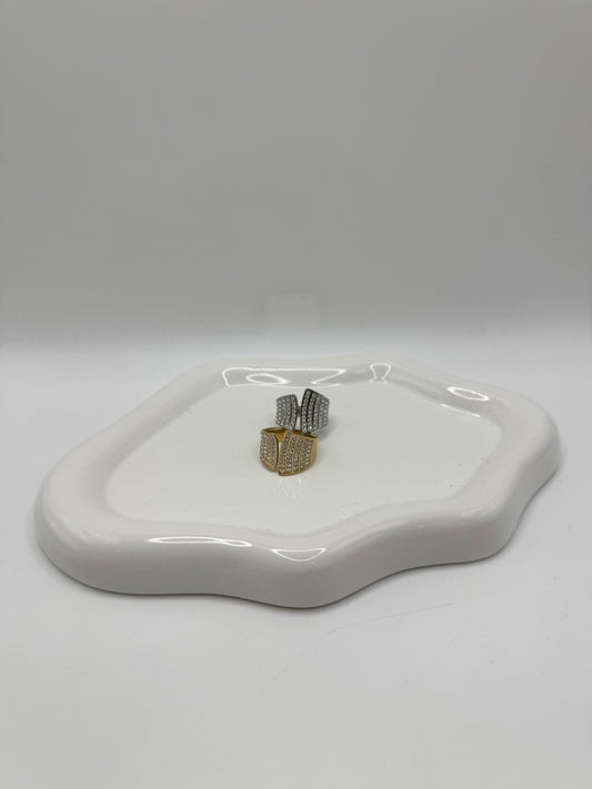 Anello schiava zircon