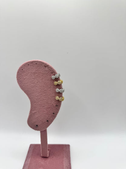 Earcuff punti luce flower