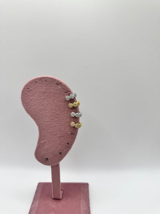 Earcuff punti luce flower