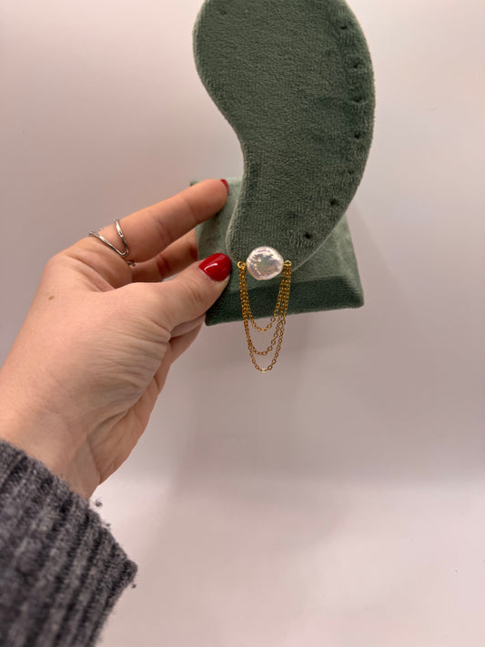 Perla di acqua dolce con catenine