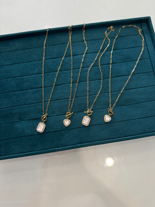 Collana madreperla