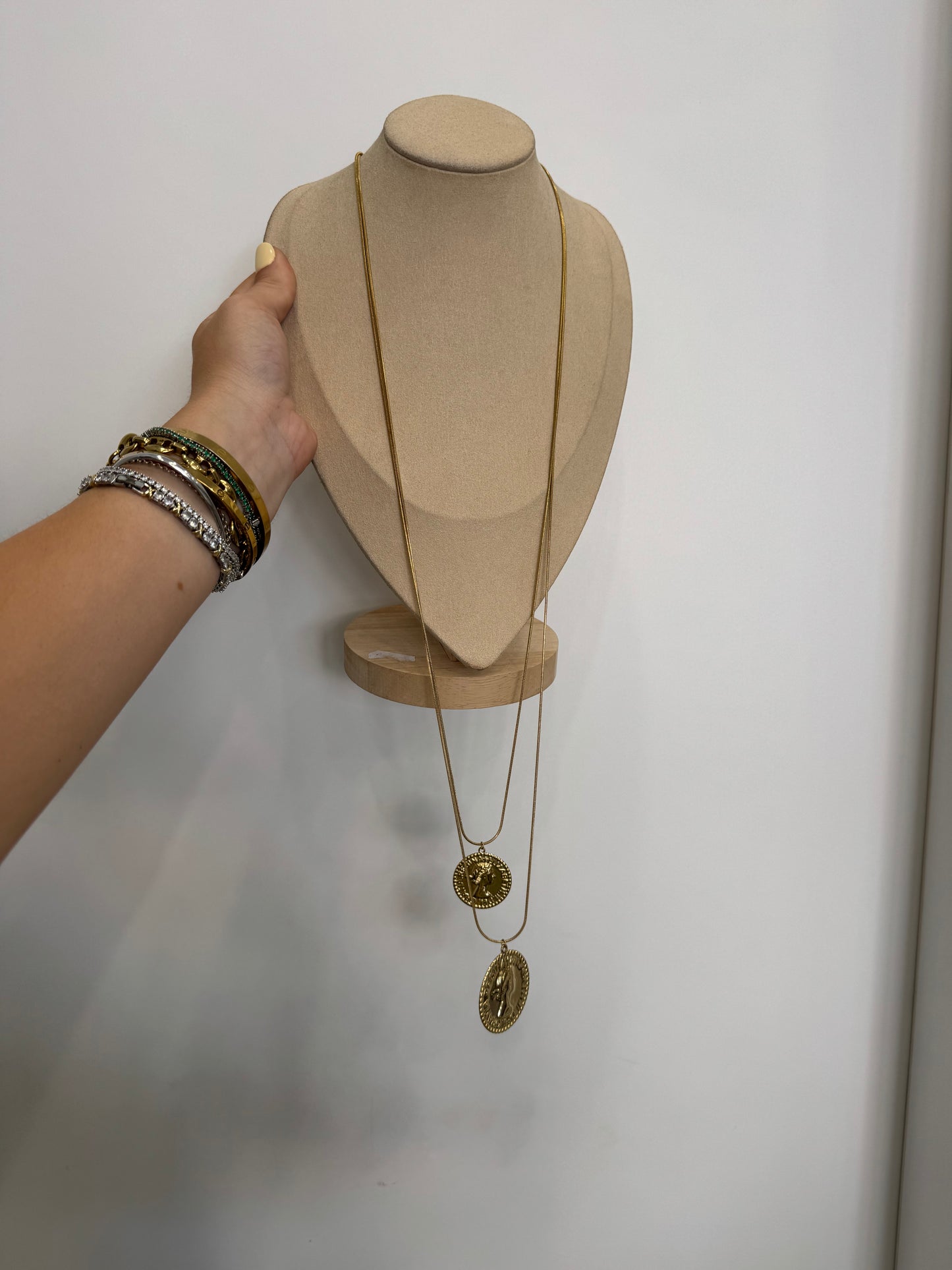Collana Atena doppio filo