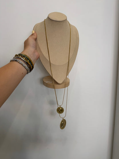 Collana Atena doppio filo
