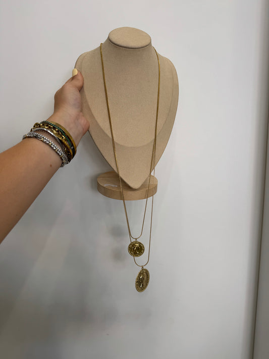 Collana Atena doppio filo