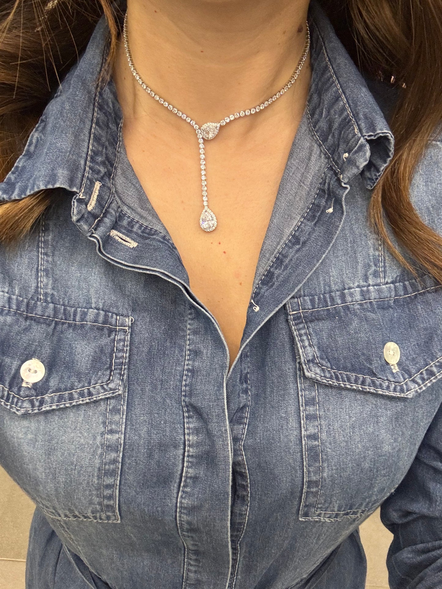 Collana Y goccia