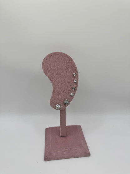 Set lobetti fiocchi di neve