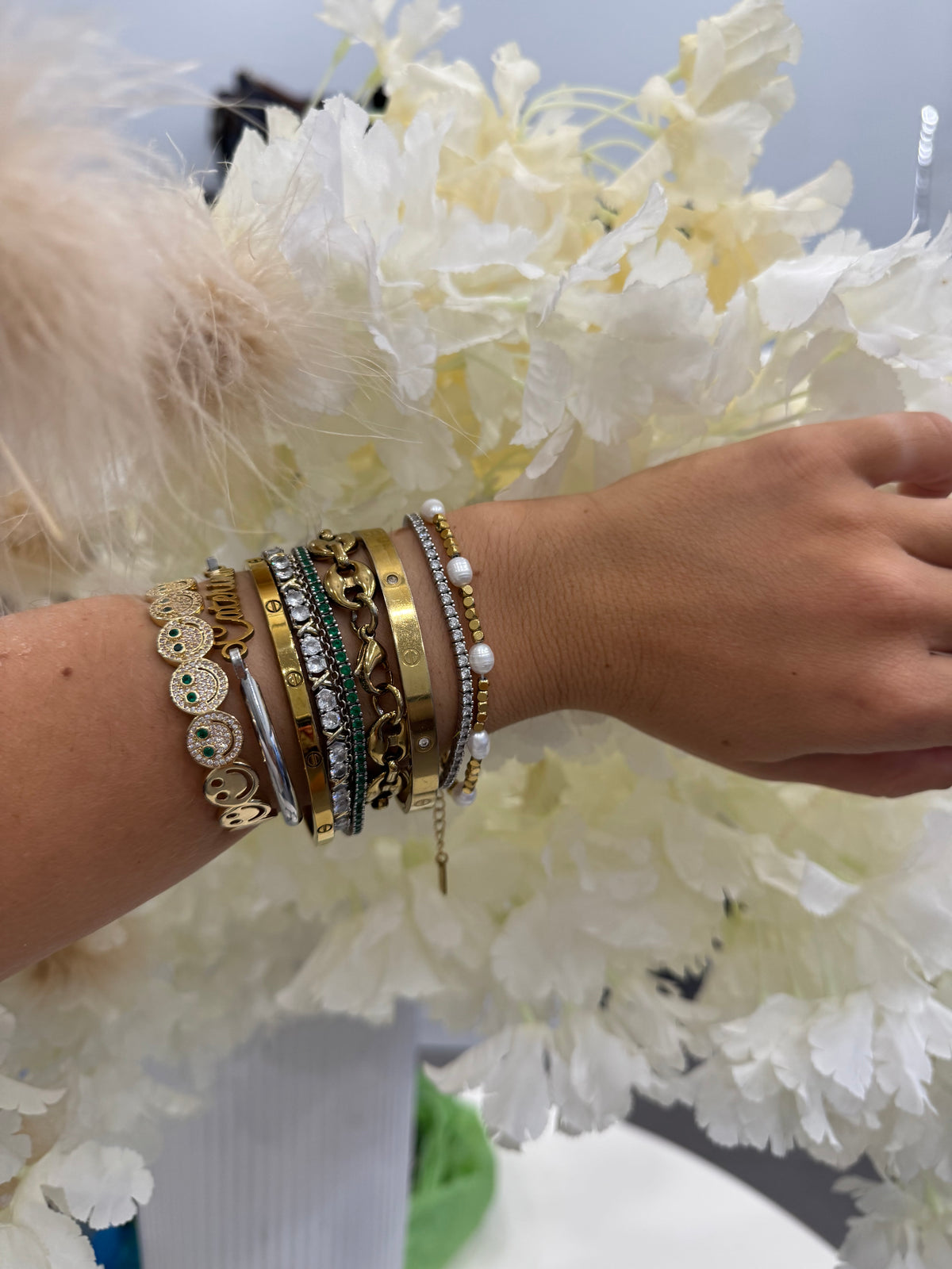 Bracciale perle Gold