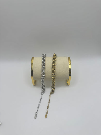 Bracciale maglia tonda