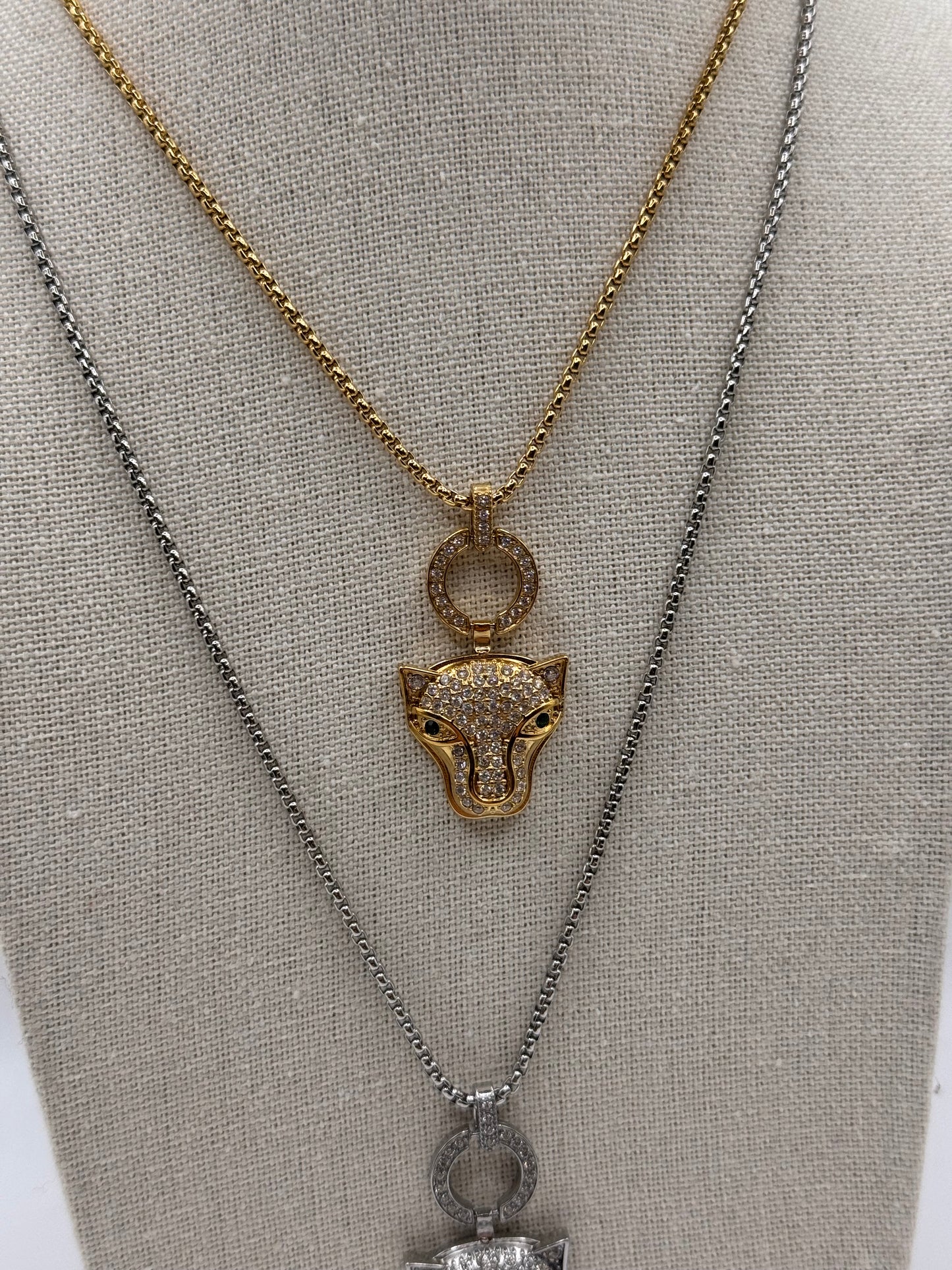Collana pantera  long