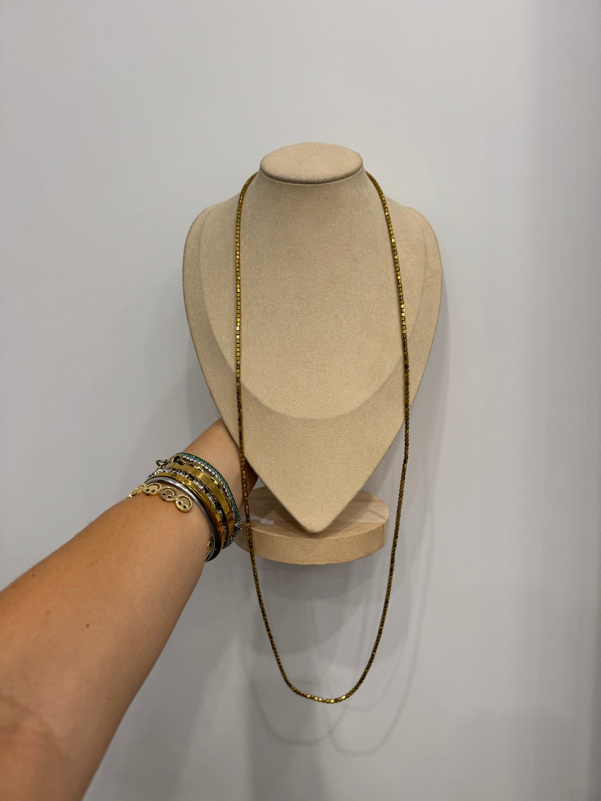 Collana dado luminoso long