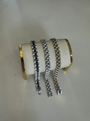 Bracciale maglia Rolex larga