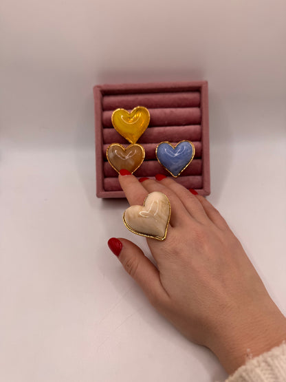 Anello big cuore