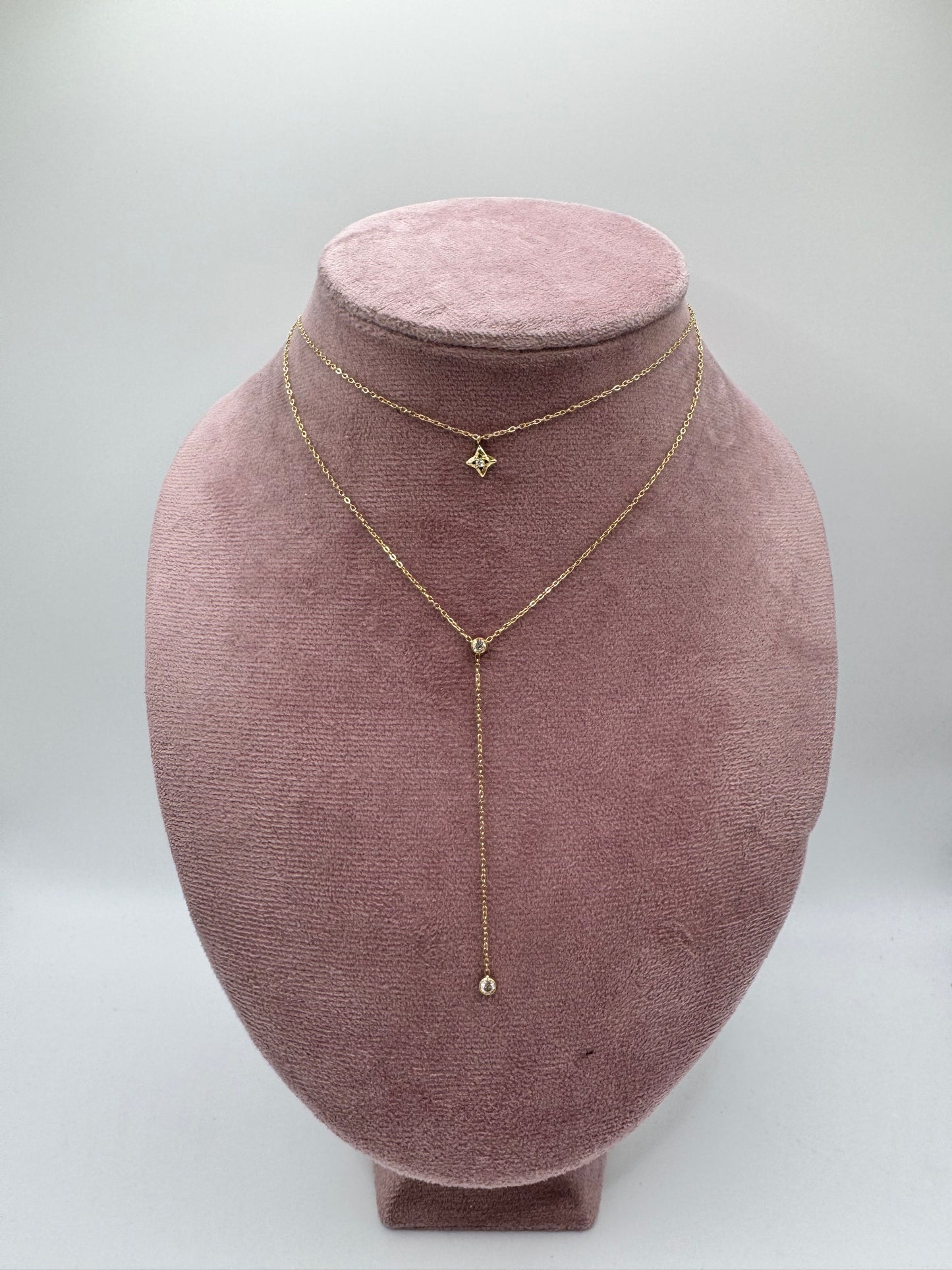 Collana doppio filo scintilla