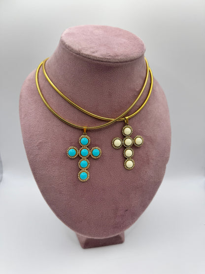 Collier croce semi rigidi