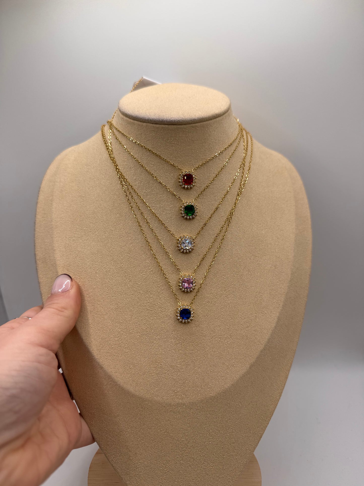 Collana Mono diamond