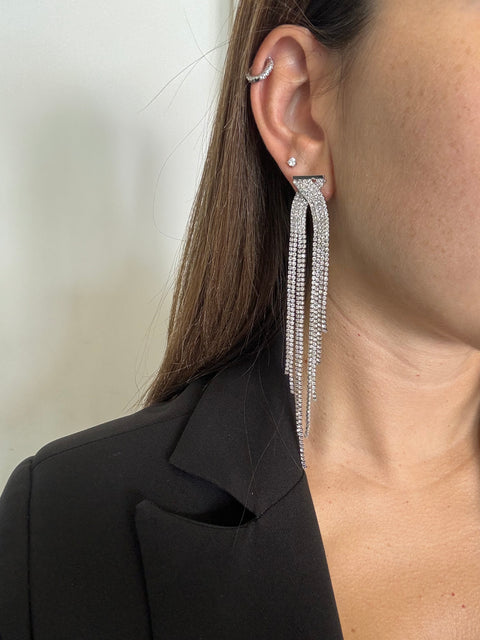 Super long tennis earrings