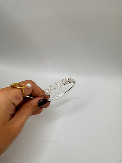 Braccciale rigido personalizzato nome stampato