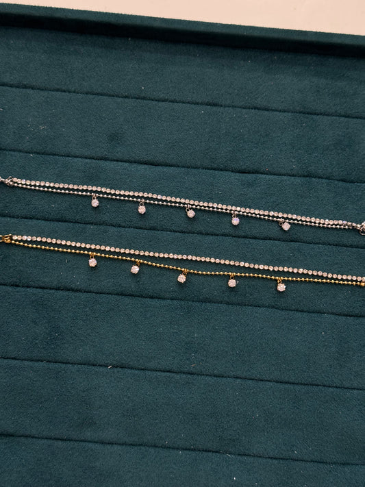 Bracciale tennis doppio filo