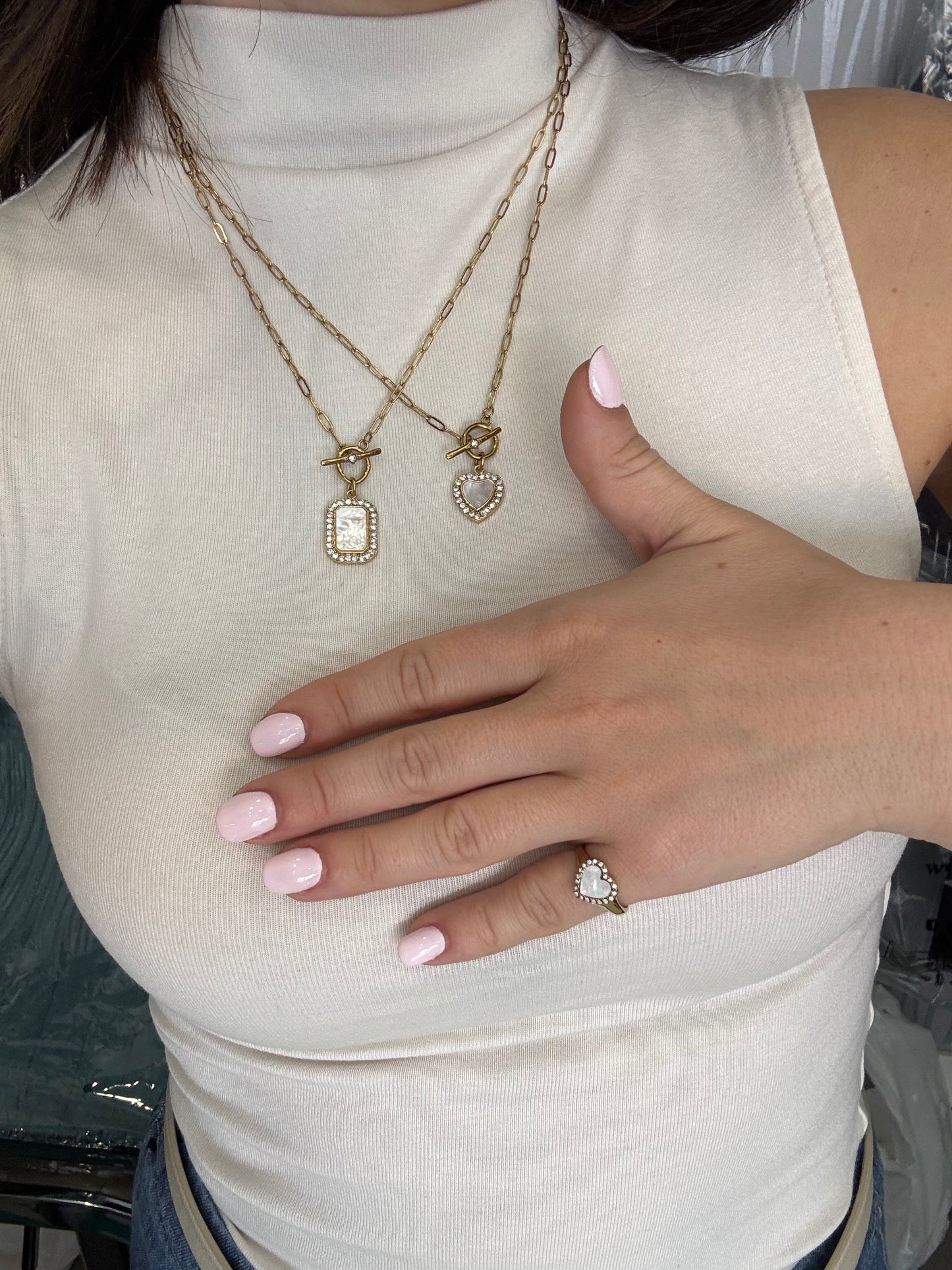 Collana madreperla