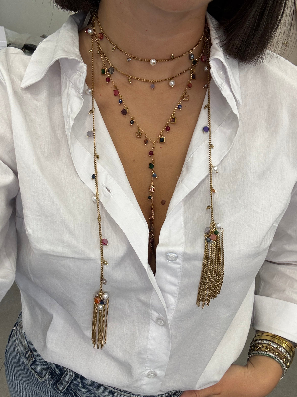 Collana y multicolor