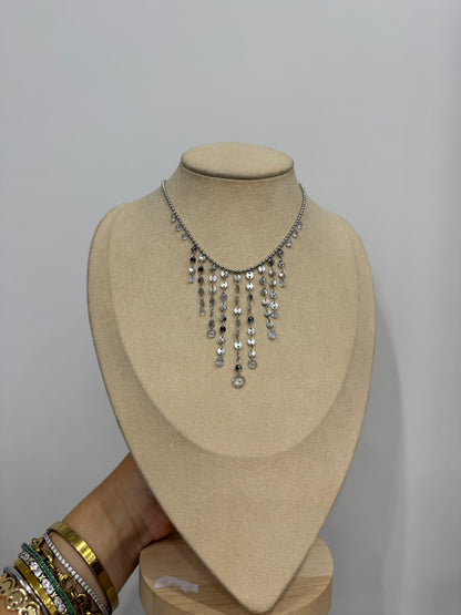 Collana cascata disco