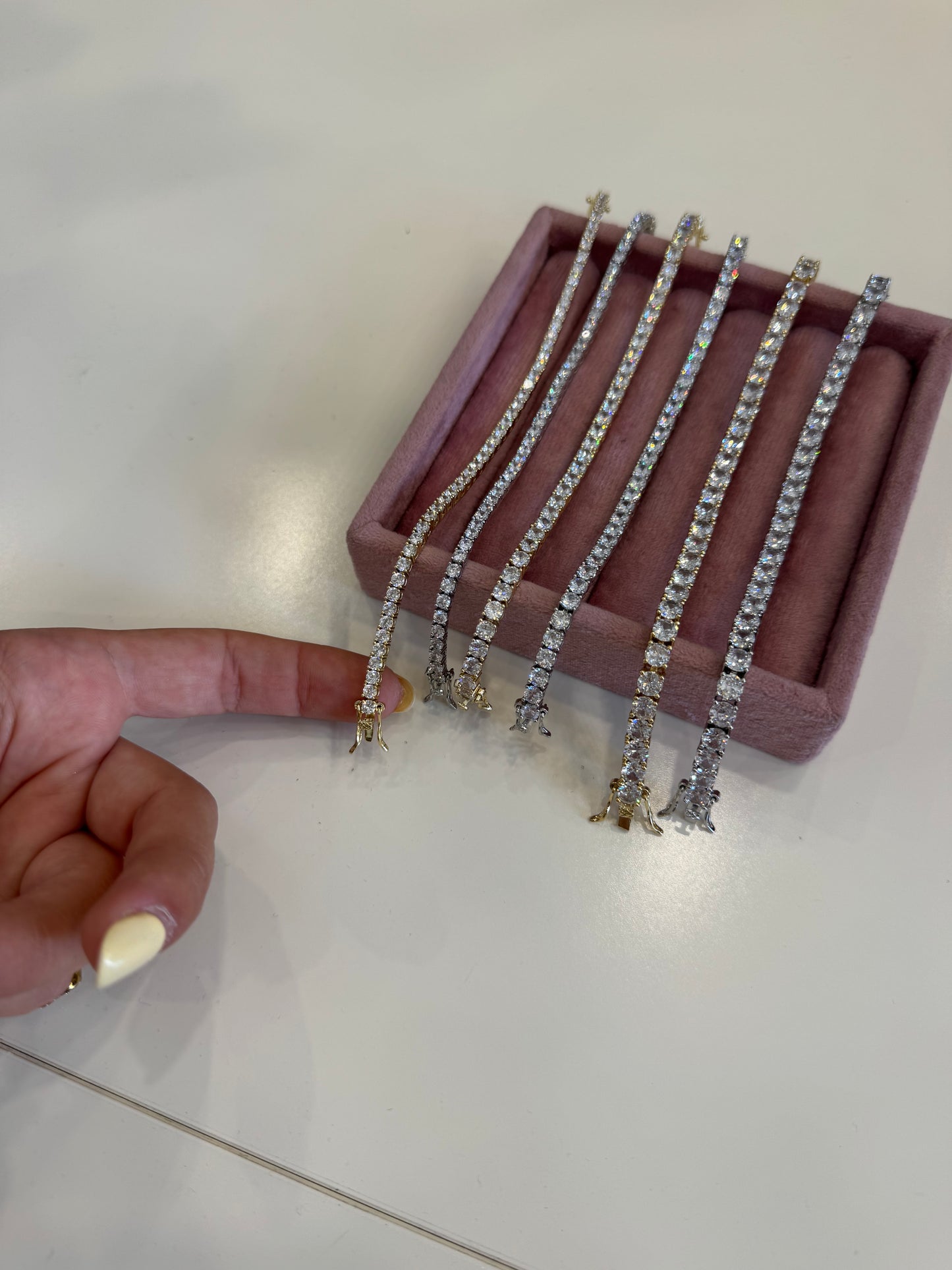 Tennis jewellery