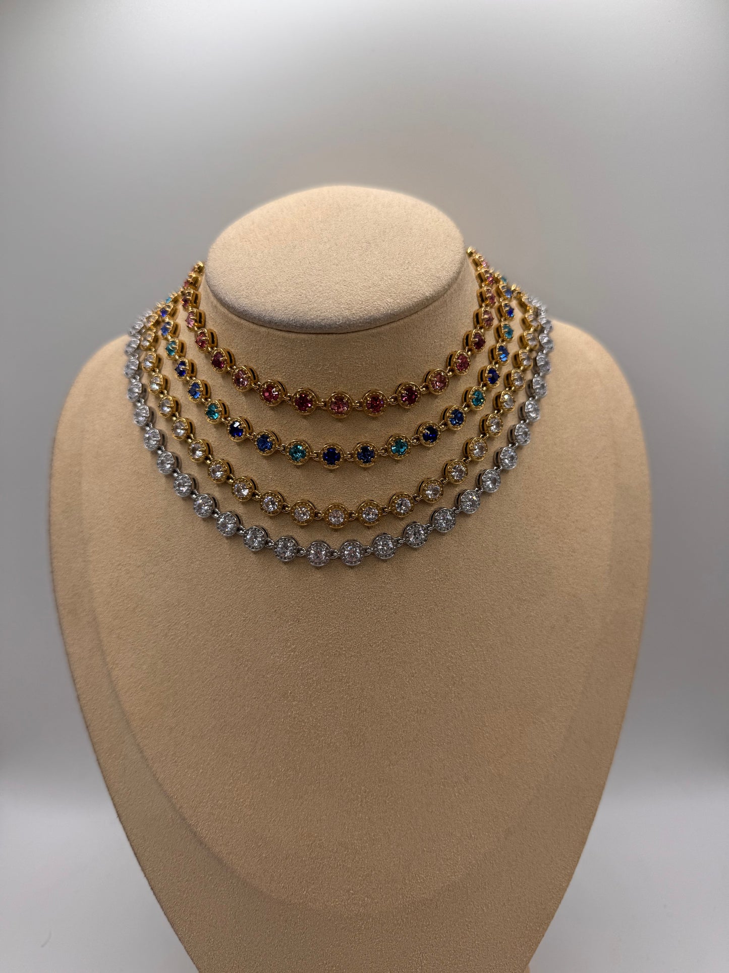 Collana mod Swarovski