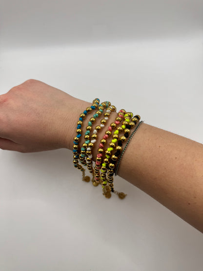 Bracciali sfere color