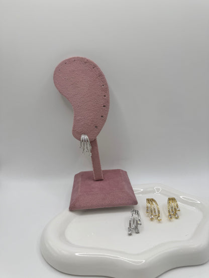 Orecchini multifilo gocce