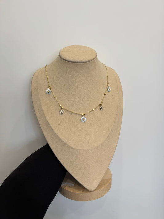 Collana margherite white