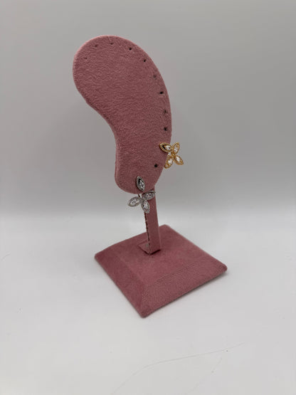 Orecchini foglia on back