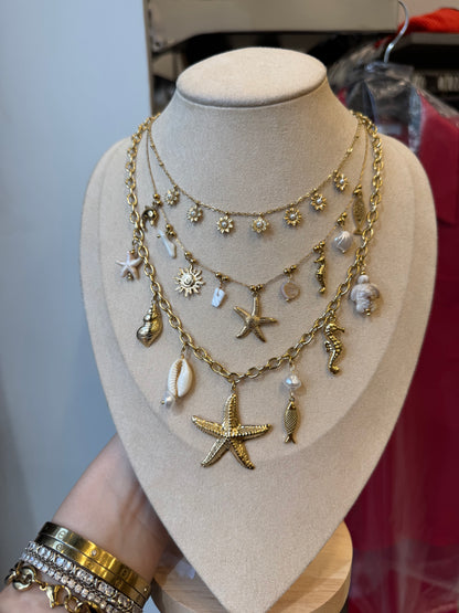 Collana margherite pearl